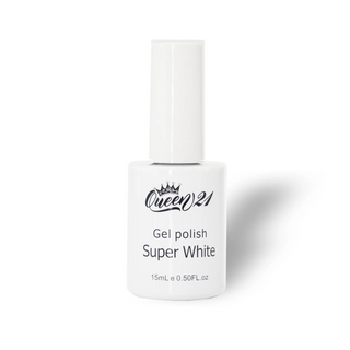 Qéline21 Super White Gel Polish 0.5oz