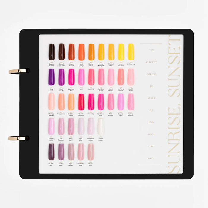 Apres Full Set - Gel Couleur Bundle 200 colors w/ Book Sample Free