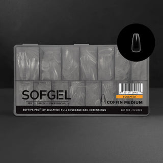 Sofgel Softips Pro XV - Sculpted Coffin