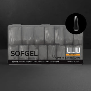 Sofgel Softips Pro XV - Sculpted Coffin