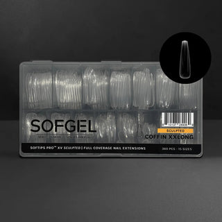 Sofgel Softips Pro XV - Sculpted Coffin