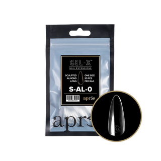 Apres Gel-X Tips 2.0 - Sculpted Almond Refill Bag