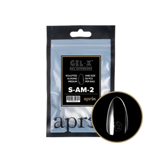 Apres Gel-X Tips 2.0 - Sculpted Almond Refill Bag