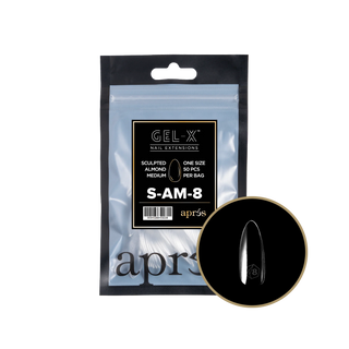 Apres Gel-X Tips 2.0 - Sculpted Almond Refill Bag