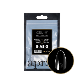 Apres Gel-X Tips 2.0 - Sculpted Almond Refill Bag
