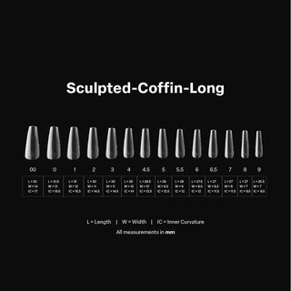 Apres Gel-X Tips 2.0 - SCULPTED Coffin