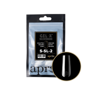 Apres Gel-X Tips 2.0 - Sculpted Square Refill Bag