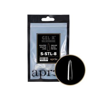 Apres Gel-X Tips 2.0 - Sculpted Stiletto Refill Bag