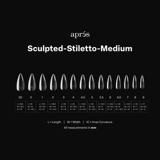 Apres Gel-X Tips 2.0 - SCULPTED Stiletto