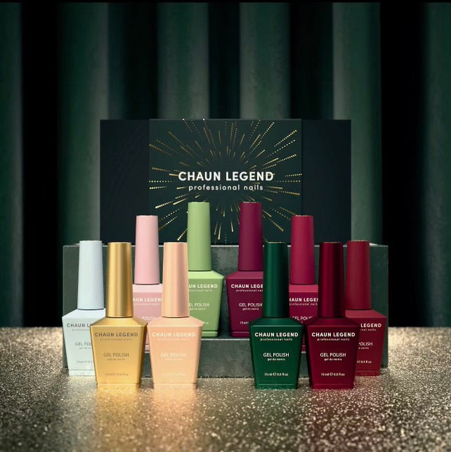 (COMING SOON) Chaun Legend - Gel Polish 0.5oz - Christmas Set 10 Colors