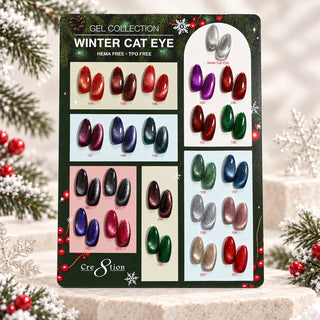 Cre8tion Counter Display Color Chart - Cat Eye Winter 23 Colors