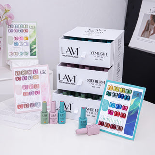 Lavi Cat Eye Gel - Combo 3 Best Selling Collections - Sweetie, Gemlight & Soft Blush