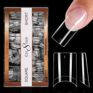 Cre8tion Special Shape Tip Square Clear