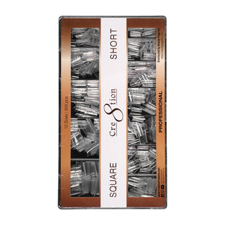 Cre8tion Special Shape Tip Square Clear