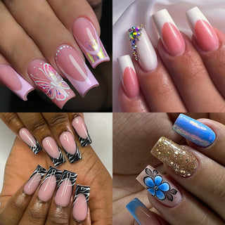 Cre8tion Special Shape Tip Square Clear