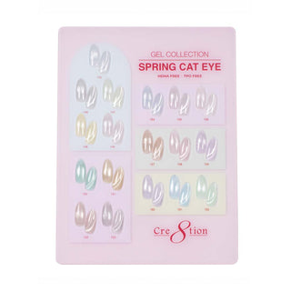 Cre8tion Counter Display Color Chart - Cat Eye Spring 18 Colors
