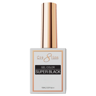 Cre8tion Soak Off Gel - Super Black