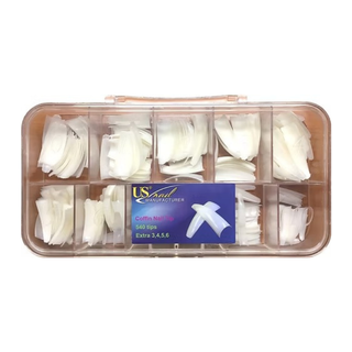USN Coffin Tip Box 540pcs — USN Nail Tips | C8 Nail Supply
