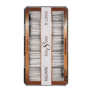 Cre8tion Special Shape Tip Square Clear