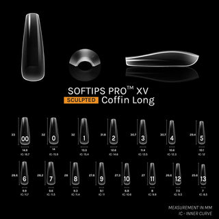 Sofgel Softips Pro XV - Sculpted Coffin