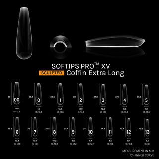 Sofgel Softips Pro XV - Sculpted Coffin
