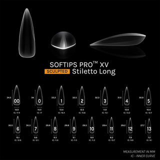 Sofgel Softips Pro XV - Sculpted Stiletto