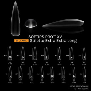 Sofgel Softips Pro XV - Sculpted Stiletto