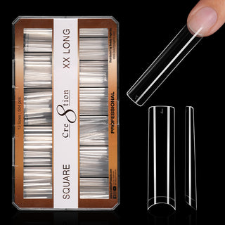 Cre8tion Special Shape Tip Square Clear