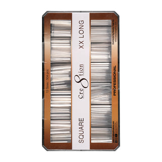 Cre8tion Special Shape Tip Square Clear