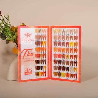 Royal Thu Collection 48 Colors For Fall w/ 1 Acrylic Booklet