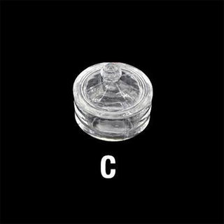 Cre8tion Empty Glass Crystal Jar Large Size 7-8 cm