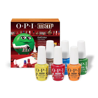 OPI Intelli-Gel 0.5oz - M&M'S Holiday Collection - Add-On Kit #1 - 6 Colors