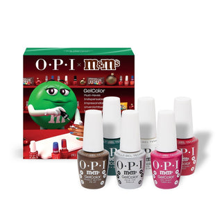 OPI Intelli-Gel 0.5oz - M&M'S Holiday Collection - Add-On Kit #2 - 6 Colors