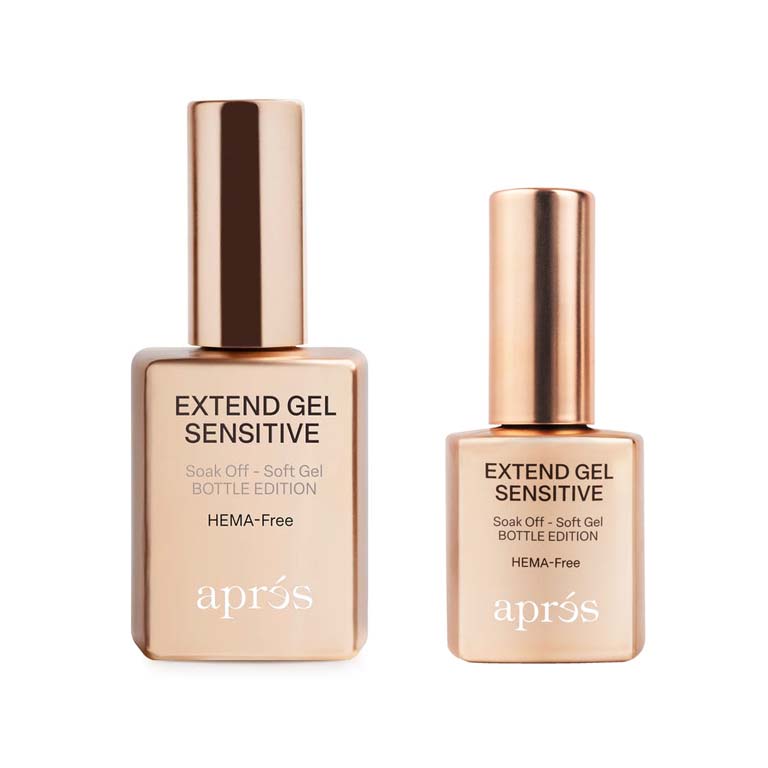 après EXTEND GEL SENSITIVE ボトルエディション Apres Extend Gel Sensitive 30ml Bottle HEMA Free – C8 Nail Supply