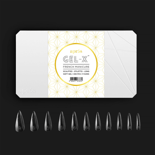 Apres French Gel - X Tips - SCULPTED Stiletto Long 330pcs - C8 Nail SupplyApresAPFGX-SSTL