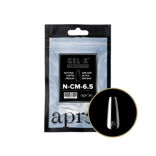 Apres Gel - X Tips 2.0 - NATURAL Coffin Refill Bag - C8 Nail SupplyApres