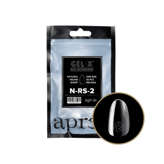 Apres Gel - X Tips 2.0 - NATURAL Round Refill Bag - C8 Nail SupplyApres