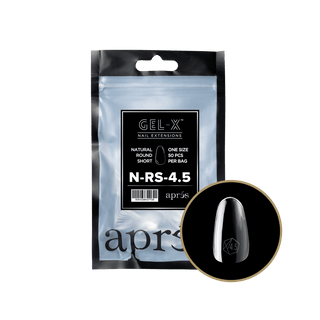 Apres Gel - X Tips 2.0 - NATURAL Round Refill Bag - C8 Nail SupplyApres