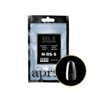 Apres Gel - X Tips 2.0 - NATURAL Round Refill Bag - C8 Nail SupplyApres