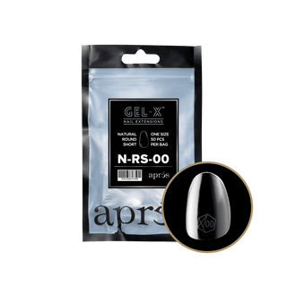 Apres Gel - X Tips 2.0 - NATURAL Round Refill Bag - C8 Nail SupplyApres