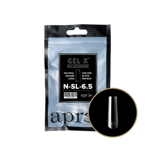 Apres Gel - X Tips 2.0 - NATURAL Square Refill Bag - C8 Nail SupplyApres