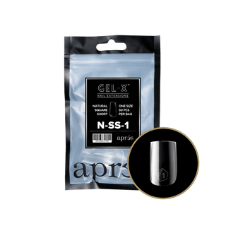 Apres Gel - X Tips 2.0 - NATURAL Square Refill Bag - C8 Nail SupplyApres