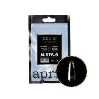 Apres Gel - X Tips 2.0 - NATURAL Stiletto Refill Bag - C8 Nail SupplyApres