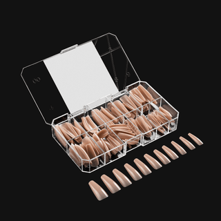 Apres Neutrals Gel - X Tips - Alex SCULPTED Long 150pcs - C8 Nail SupplyApresAPNGX-ASSL