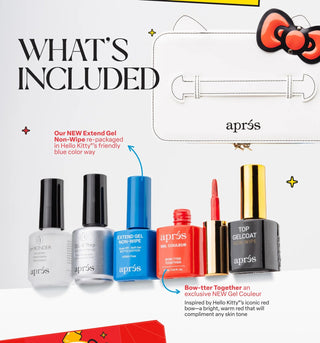 Apres x Hello Kitty - Nail Extension Kit - C8 Nail SupplyApres