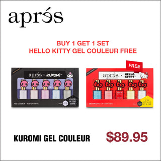 Apres x Kuromi - Caty Eye Gel Couleur 10ml (Set of 5) Buy 1 Get 1 Set Hello Kitty Gel Couleur - C8 Nail SupplyApres