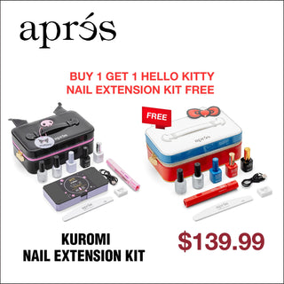 Apres x Kuromi - Nail Extension Kit Buy 1 get 1 Hello Kitty - Nail Extension Kit - C8 Nail SupplyApres