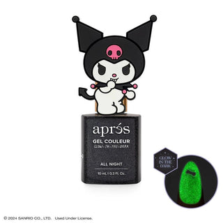 Apres x Kuromi Naughty and Nice - Flash Glitter - Gel Couleur 10ml - C8 Nail SupplyApres