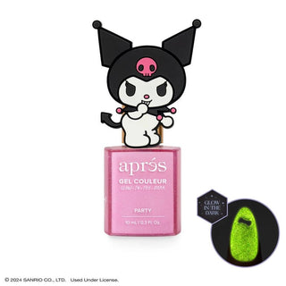Apres x Kuromi Naughty and Nice - Flash Glitter - Gel Couleur 10ml - C8 Nail SupplyApres