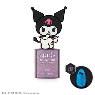 Apres x Kuromi Naughty and Nice - Flash Glitter - Gel Couleur 10ml - C8 Nail SupplyApres